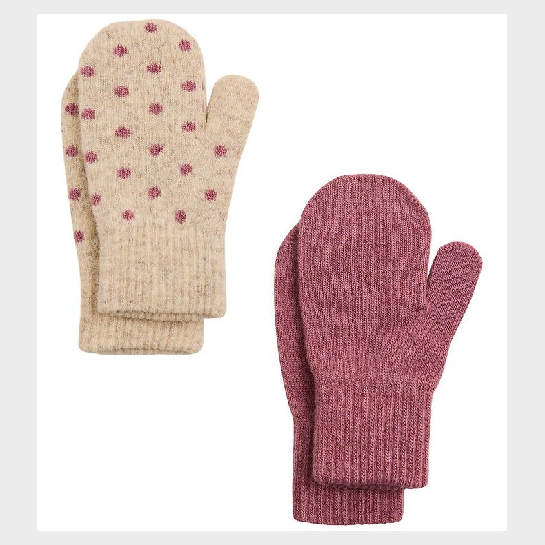 CeLaVi Luffer - Uld/Nylon - 2-pak - Nostalgia Rose