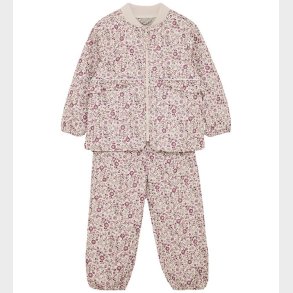 CeLaVi Termot�j - Quiltet - Perfectly Pale m. Blomster