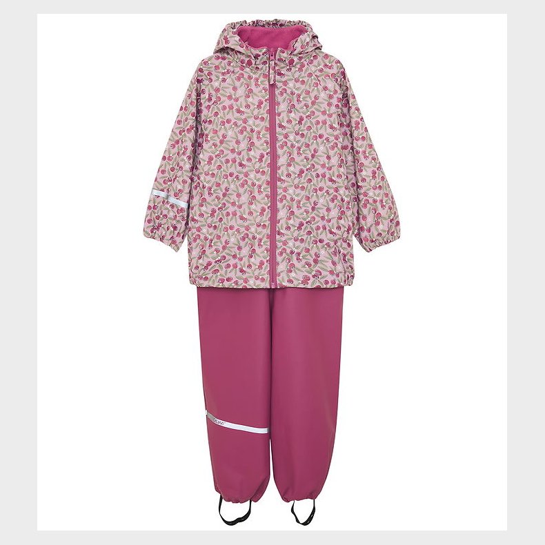 CeLaVi Regnt�j m. Seler - PU - Hawthorn Rose m. Blomster