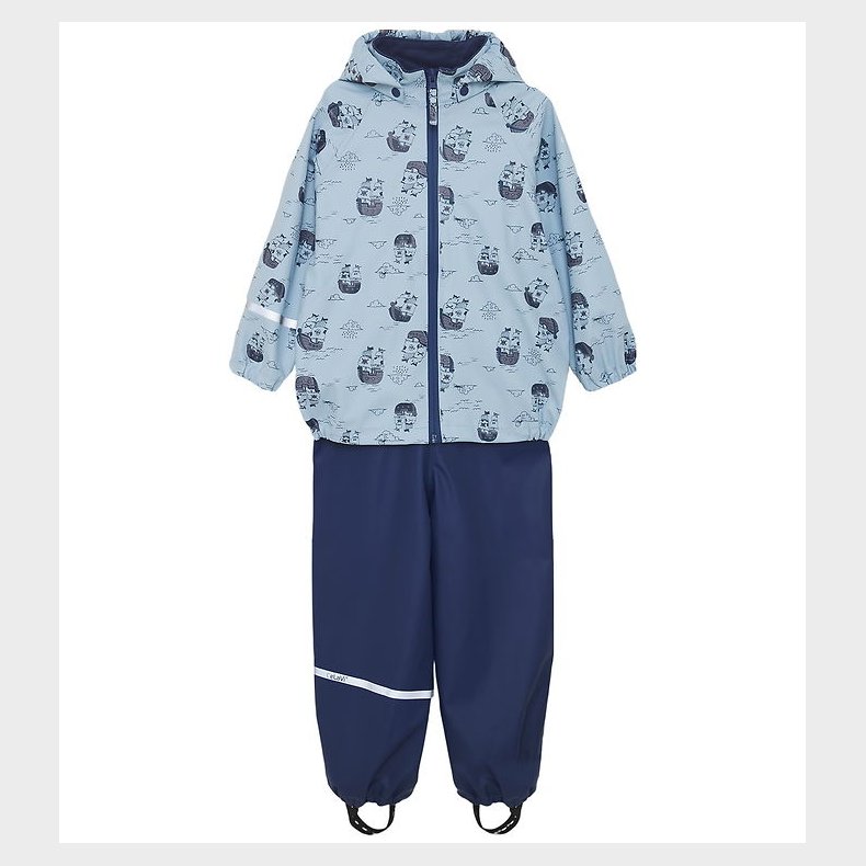 CeLaVi Regnt�j m. Seler - AOP - Blue Fog m. Piratskib