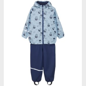 CeLaVi Regnt�j m. Seler - AOP - Blue Fog m. Piratskib