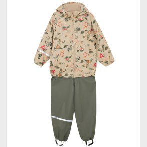 CeLaVi Regnt�j m. Seler - PU - Mulled Basil m. Print