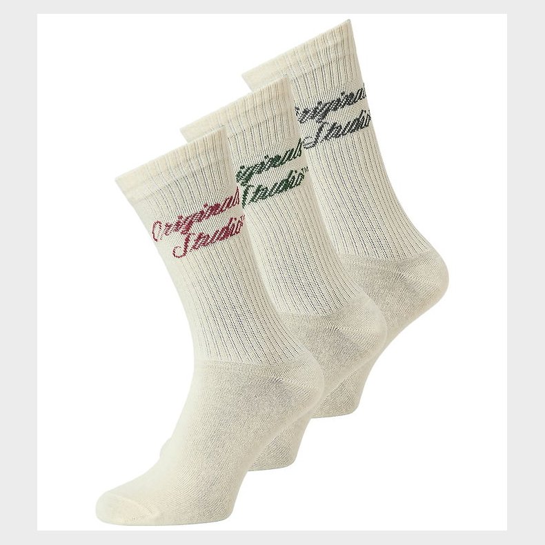 Jack & Jones Str�mper - 3-pak - JacNorrebro - Antique White/Anti