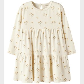 Lil Atelier Kjole - NmfLayo - Coconut Milk/FLOWER YELLOW