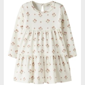 Lil Atelier Kjole - NmfLayo - Coconut Milk/FLOWER PINK