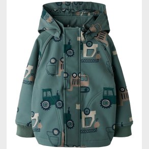 Name It Softshelljakke m. Fleece - NmmAlfa08 - Balsam Green/MACH