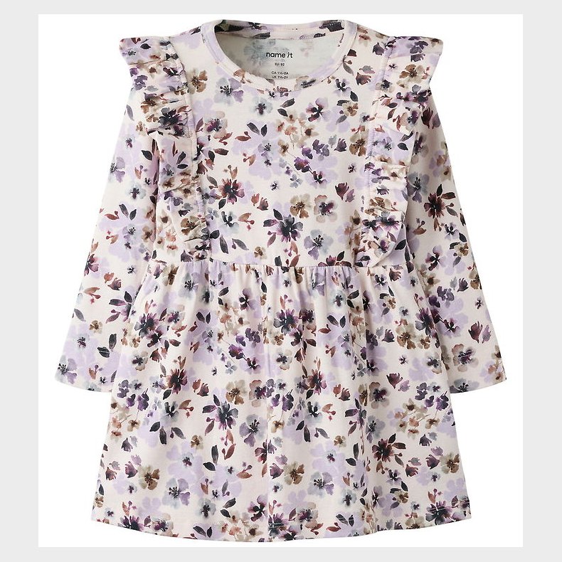 Name It Kjole - Noos - NmfKayla - Calcite/Grape Compote