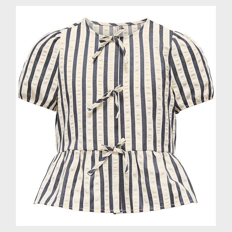 Kids Only T-shirt - KogMilani - Night Sky/Cloud Dancer/Birch