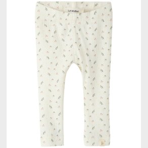 Lil' Atelier Legging - NmfGago - Coconut Milk/Small Flower