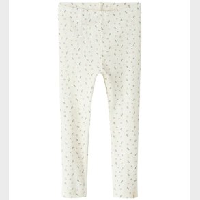 Lil' Atelier Legging - NmfGago - Coconut Milk/Small Flower