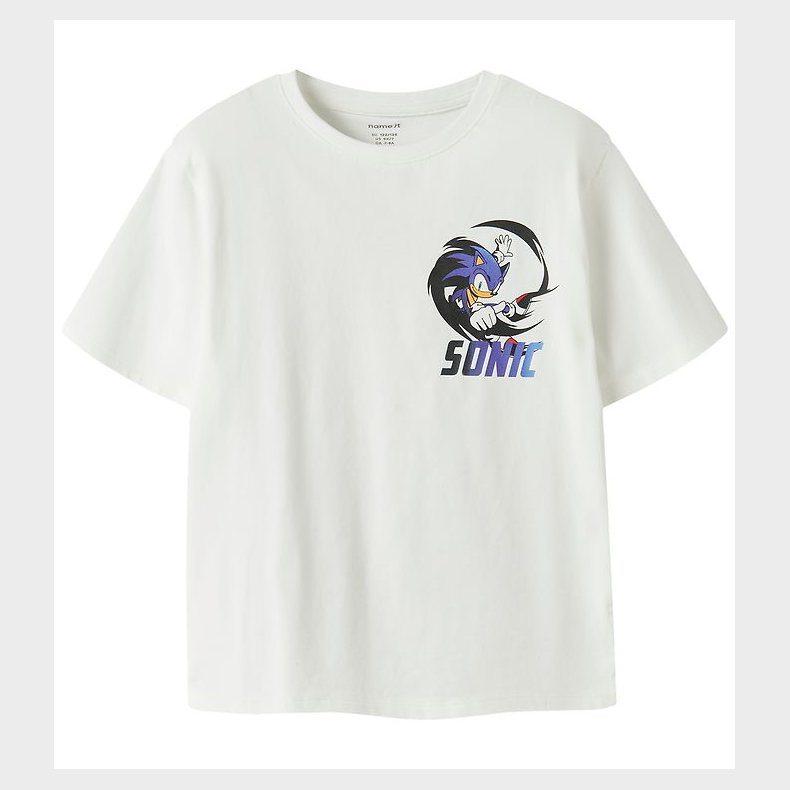 Name It T-shirt - NkmFitus - Sonic - Bright White