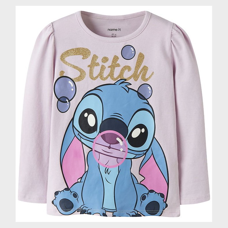 Name It Bluse - NmfFufu - Stitch - Lavender Fog