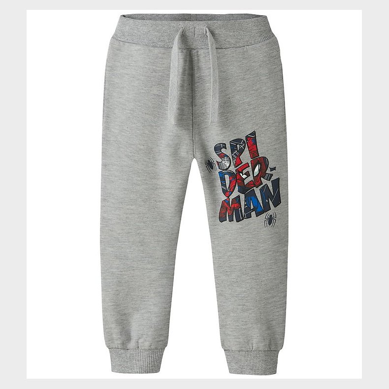 Name It Sweatpants - NmmFloyd - Spider Man - Grey Melange
