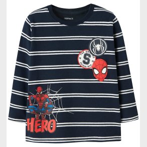 Name It Bluse - NmmFreman - Spider Man - Navy Blazer