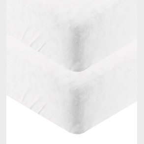 Sebra Jersey Lagen - 70x120 - Hvid