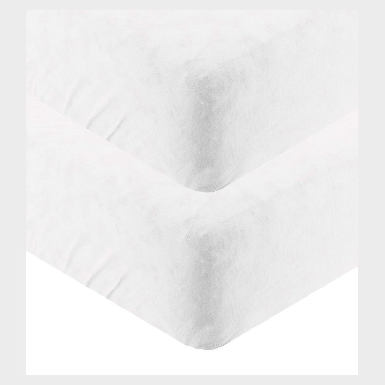 Sebra Jersey Lagen - 70x120 - Hvid