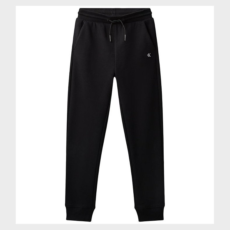 Calvin Klein Sweatpants - Mono Mini Badge - Sort