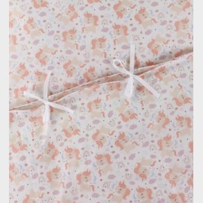 N�rgaard Madsens Senget�j - Baby - Sm� enhj�rninger - Mauve/Hvid