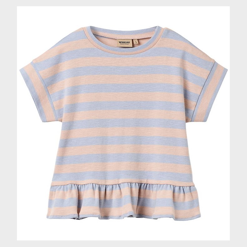 Wheat T-shirt - Marie - Powder Stripe