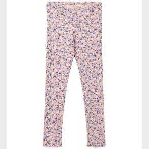Wheat Leggings - Rib - Jules - Pink Blue Flowers