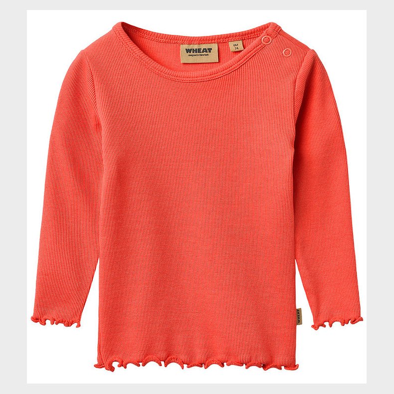 Wheat Bluse - Rib - Ida - Watermelon