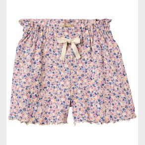 Wheat Shorts - Rib - Ina - Pink Blue Flower