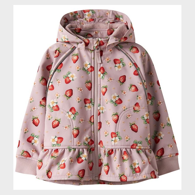 Name It Softshelljakke m. Fleece - NkmAlfa08 - Keepsake Lilac/ST