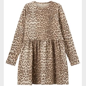 Sofie Schnoor Kjole - Bomuld/Viskose - BerraKB - AOP Beige Leopa