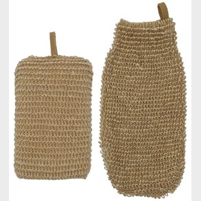 Meraki Svamp Og Eksfolierende Handske - MKJute - Natur