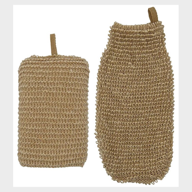 Meraki Svamp Og Eksfolierende Handske - MKJute - Natur