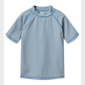 Wheat Badebluse - UV40+ - Jackie - Blue Swim Stripe
