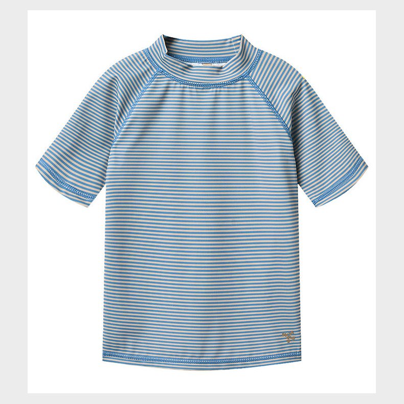 Wheat Badebluse - UV40+ - Jackie - Blue Swim Stripe