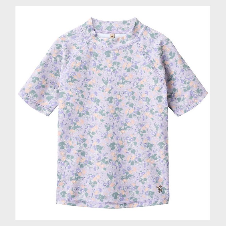 Wheat Badebluse - UV40+ - Jackie - Purple Light Petunias