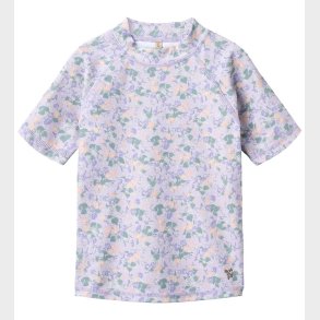 Wheat Badebluse - UV40+ - Jackie - Purple Light Petunias