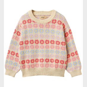 Wheat Bluse - Strik - Harlow - Sandshell Flowers