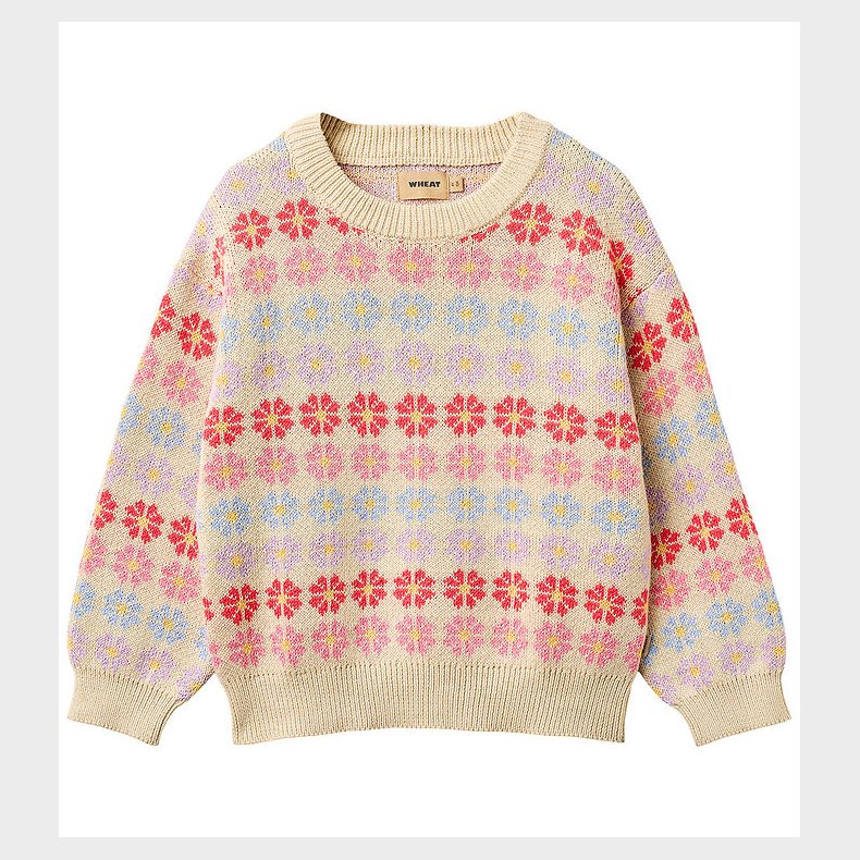 Wheat Bluse - Strik - Harlow - Sandshell Flowers