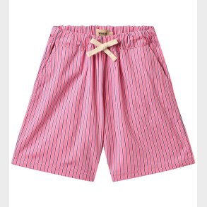 Wheat Shorts - Coral - Pink Stripe