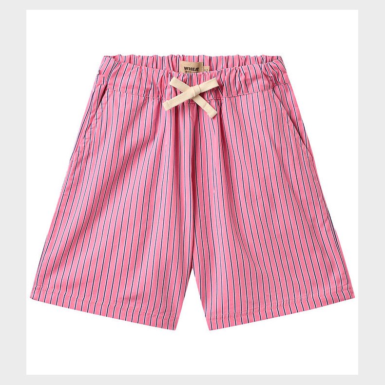 Wheat Shorts - Coral - Pink Stripe