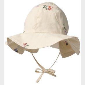 Wheat Solhat - Daisy - Ivory Embroidery Flowers