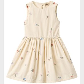Wheat Kjole - Thelma - Ivory Embroidery Flowers