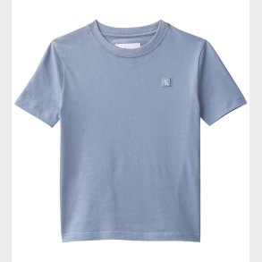 Calvin Klein T-shirt - Mono Mini Badge - Infinity Blue