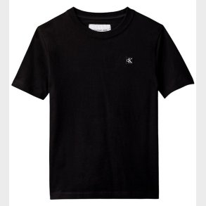 Calvin Klein T-shirt - Mono Mini Badge - Sort