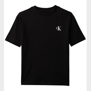 Calvin Klein T-shirt - Monogram - Sort m. Print