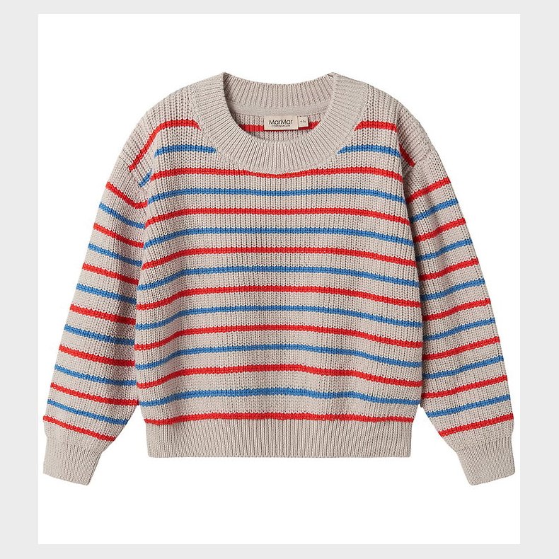 MarMar Bluse - Strik - Teno - Tomato Mix Stripe