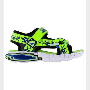 Skechers Sandaler - Mega Splash - Lime/ Sort