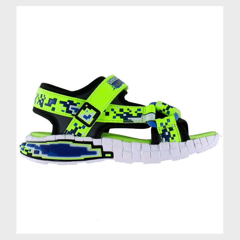 Skechers Sandaler - Mega Splash - Lime/ Sort