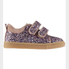 Angulus Sneakers - Glitter - Glitter Rosa