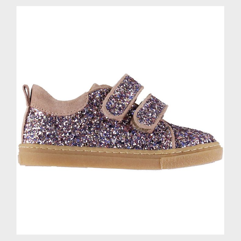 Angulus Sneakers - Glitter - Glitter Rosa