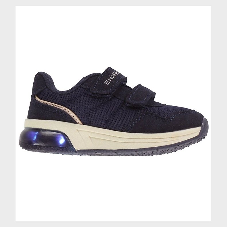 En Fant Sneakers m. Velcro/Lys - Parisian Night