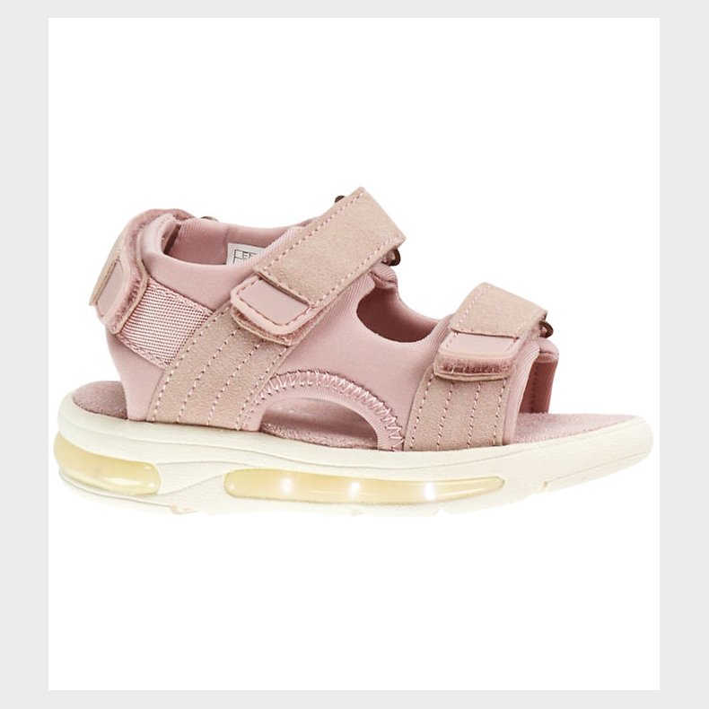 En Fant Sandaler m. Velcro/Lys - Sepia Rose